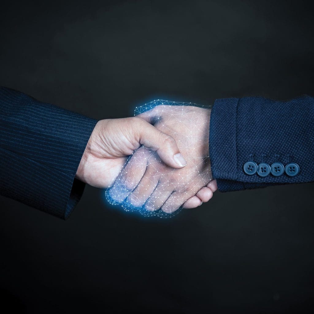 Virtual and realistic cooperation, graphic design of science and